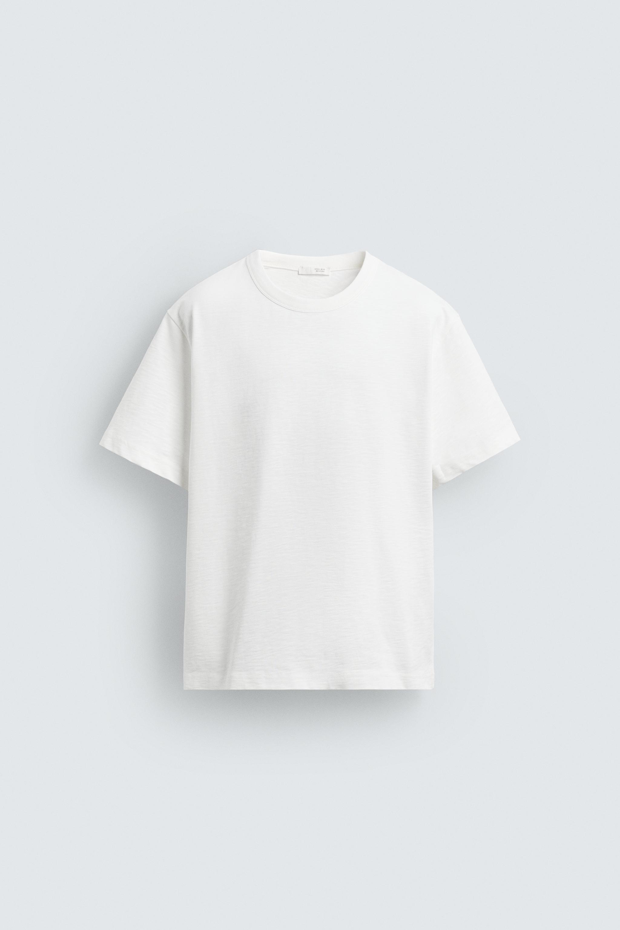 T-SHIRT RELAXED FIT TEXTURE FLAMMÉE